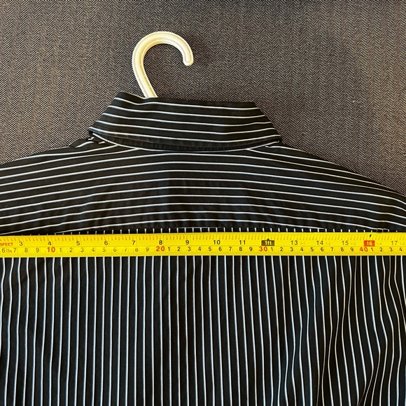 Boss Black and White Striped Dress Shirt - Picture 4 of 7